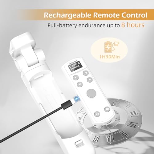 for Canon Tripod Wireless Shooting Grip with Shutter Release White for Canon