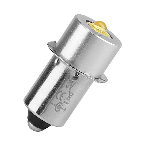 LED High Power Upgrade P13.5S 3W Replacement Bulbs for M-agLite Flashlights (Size: White, 3V)