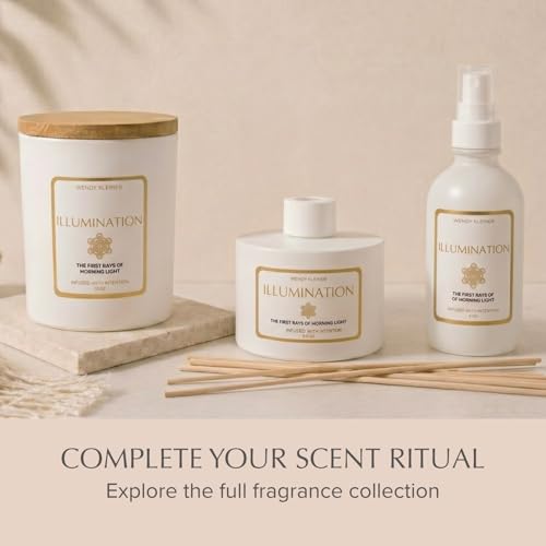 Illumination Scented Room Spray Phthalate-free 4 oz | Sacred Palo Santo, Sandalwood & Cedar | First Rays of Morning Light | Spiritual Home Fragrance Illumination