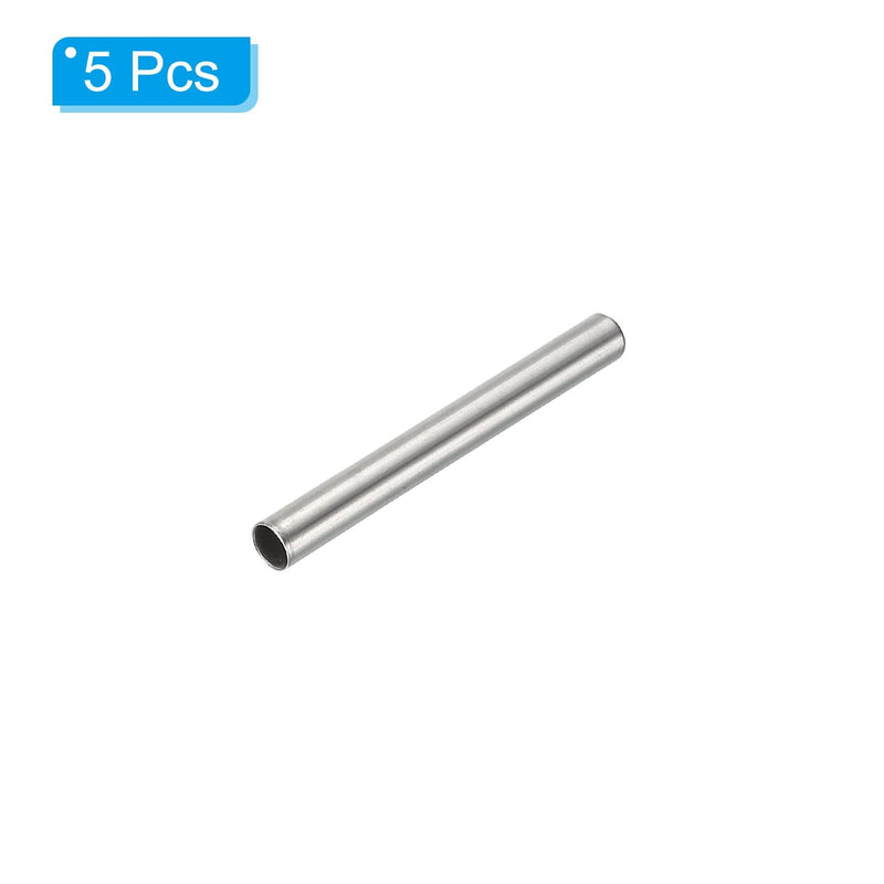 [Australia - AusPower] - PATIKIL Pack of 5 Protective Tube Sleeves 4.5 mm ID 5 mm OD 30 mm Stainless Steel 304 Temperature Measurement 