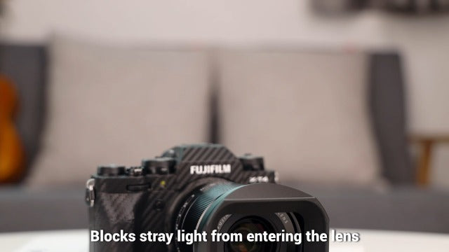 JJC Metal Square Lens Hood for Fujifilm Fuji Fujinon XF 18mm f/1.4 R LM WR Lens Replaces Fujifilm LH-XF18 Lens Hood with a Hood Cap on Camera X-T5 X-T4 X-T3 X-T30 II X-T20 X-S20 X-S10 X-H2S X-H2 For XF 18mm f/1.4