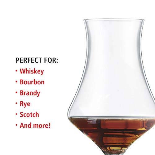 Spiegelau Willsberger Digestif Glasses Set of 4, Elegant Crystal Cordial Glasses, European-Made Glassware for Spirits, Amaro and Port Wine, Home Bar and Wedding Gifts, After Dinner Drinks, 9.9 oz Willsberger Digestive Glasses