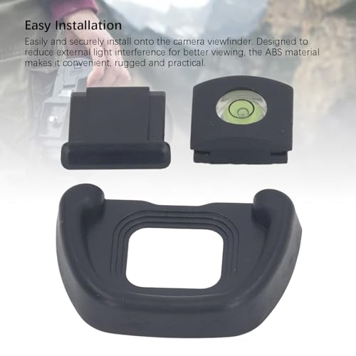 Eyepiece Eyecup Eye Cup, DK 31 Viewfinder Eyepiece Eyepiece + Level + Hot Shoe Cover 3 in 1 Set for Camera Viewfinder Microsingle Goggles