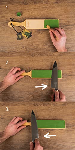 Bacher Red 2000 Scraper Paste for Knives & Strops - 100 g | Weich ohne Hitze | Schleifpaste Messer, Polierpaste Lederscheibe | mittel 4-5 µm | ca. 50-100 Anwendungen | Applikator
