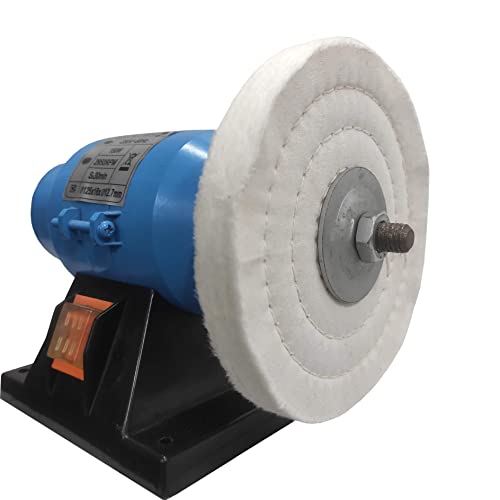 DazzyD PURUI 6-inch stainless steel buffing wheel kit with sisal, denim, cotton wheels and polishing compounds
