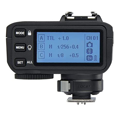 Godox X2T-N 2.4G Wireless Flash Trigger Compatible with Nikon Camera i-TTL HSS1/8000s HSS, with 5 Group Buttons, Bluetooth Connection X2T-N(Nikon)