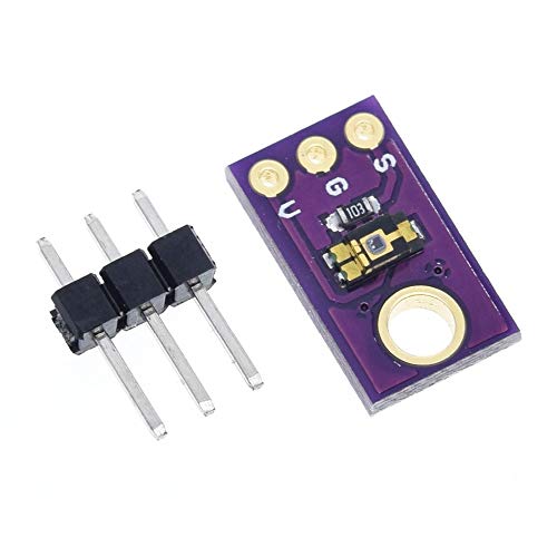 TEMT6000 Light Sensor Module Ambient Light Analogue Light Intensity Detection Module Visible Light Sensor for Arduino with Dupont Cable Pack of 5
