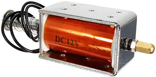 DC 12V 35mm Electromagnetic Electric Magnet | Long Stroke Push Pull Solenoid Small Electromagnetic