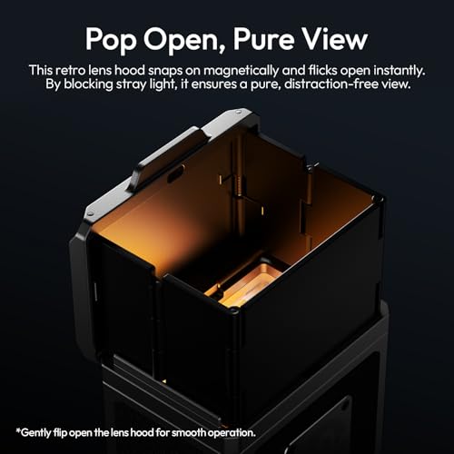 ULANZI VF01 28mm Optical Waist-Level Viewfinder Switchable 35/50 Framelines BLACK