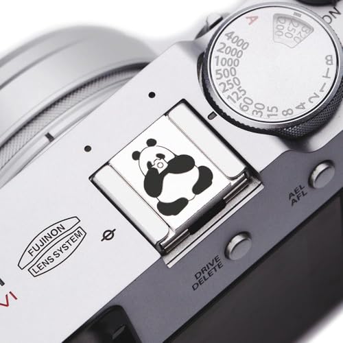 Camera Metal Hot Shoe Cover Protector Cap Cute Button Compatible for Fujifilm X100VI X100V X-M5 X-T4 X-T3 for Nikon ZF Z5 Z6 Z6II (Aluminum Alloy-Set) Aluminum Alloy-Set
