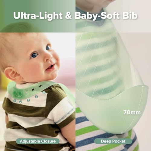 Haakaa silicone baby travel feeding set with foldable suction plate, ideal for 6 months and older, includes flatware utensils.