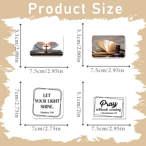 Christian Prayer Board Supplies - 113 Pcs White Bible Verse Kit