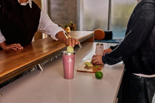 STANLEY Everyday Tumbler 20 oz | Press Fit Drink Through Lid | Beverage, Coffee, and Cocktail Cup | Insulated Stainless Steel Wine Glass | BPA-Free | Blue Dream Stone 20 Ounces