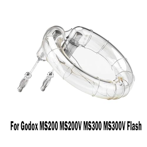 Godox MS200V MS300V Flashtube, Replacement Flash Bare Tube for Studio Flash MS200 MS200V MS300 MS300V, Photography Light Repair Parts Monolight Replacemnt Strobe Flash Bulb