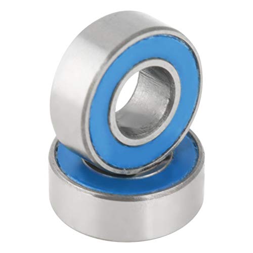Akozon Metal Seal Bearings - 5x11x4mm MR115-2RS, 25pcs Rubber Sealed Ball Bearings
