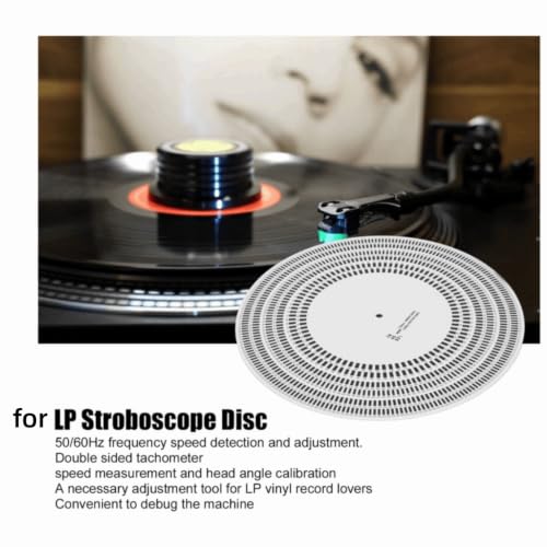 Anu Limen turntable stroboscope disc for 33, 45, and 78 RPM vinyl record player speed calibration
