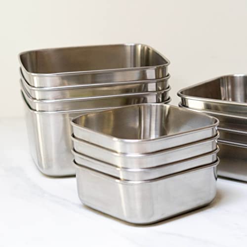 U-Konserve Nesting Trio Food Storage Containers Bento Box Trio 15/30/50 oz Clear (Set of 3) 15,30,50 oz