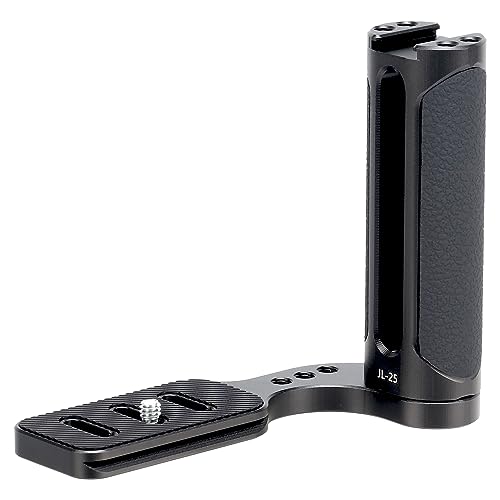Foto4easy Universal Camera Side Handle Grip with Arca Swiss Plate for Canon Nikon Sony Fujifilm DSLR Camera