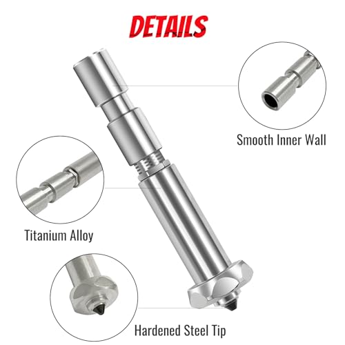 2 x 0.4 mm Cobra 3 Max Quick Swap Nozzle, Integrated Hardened Steel Nozzle, Print Head Extruder Nozzles for Anycubic Kobra 3 Max/Kobra 3 Max Combo 3D Printer Accessories