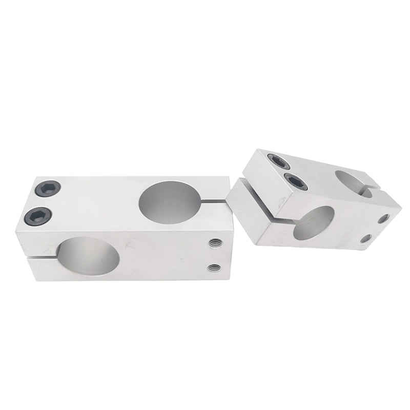 2PCS Aluminum Alloy Linear Motion Rail Guide Cross-Type Connector for 20mm x 20mm Diameter Shaft