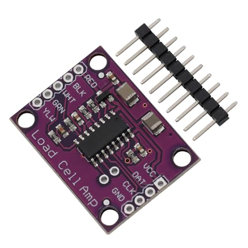 3PCS CJMCU-711 HX711 development board module Converter | High Precision Electronic Scale Load Cell 24-bit Double Channel A/D Converter Chip Converter for Electronic Precision Scales