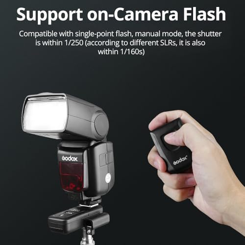 Godox CT-16 Wireless Radio Flash Trigger (1x Transmitter + 2X Receiver) Kit,Compatible for Canon Sony Pentax DSLR Camera