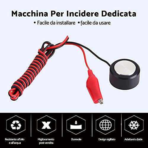 Zerodis CNC Touch Plate, Z-Axis Router Tool Setting Probe Milling CNC Engraving Machine Auto-Check Instrument Setting Probe