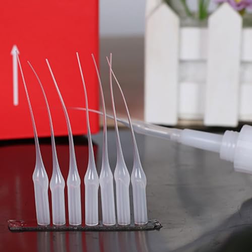 UUYYEO plastic glue micro tips and precision extender dispenser tips for adhesive bottle application