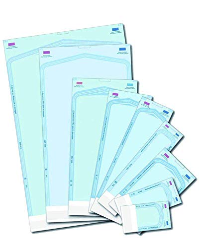 200 x 70mm x 260mm Self Adhesive Autoclave Sterilization Bags 70x260mm