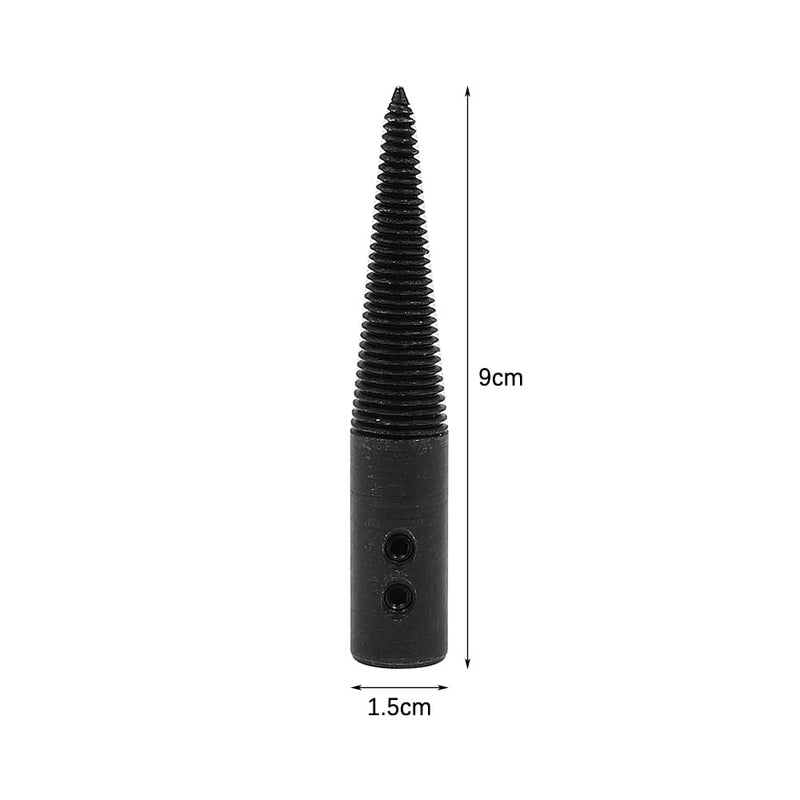 Threaded Conical Spindle Adapter for Double Grinding Machine Polishing Wheel Right Left with Wrench 8mm Pickup Hole