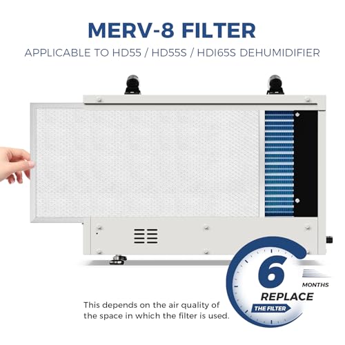 ALORAIR MERV-8 furnace filter replacement for Sentinel HD55 and HDi65, 1 pack