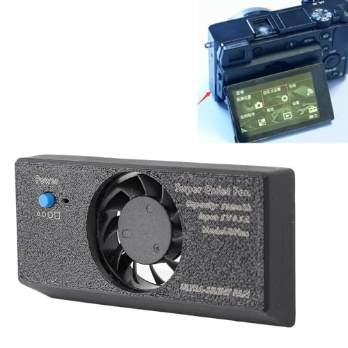Camera Cooling Fan, Fan Compatible with A7M3 A7R4 A7RIII A7III A9II A6300 A6400 A6600 A6500 RX100 NEX for Cameras, Strong Cooling Performance, Low Noise