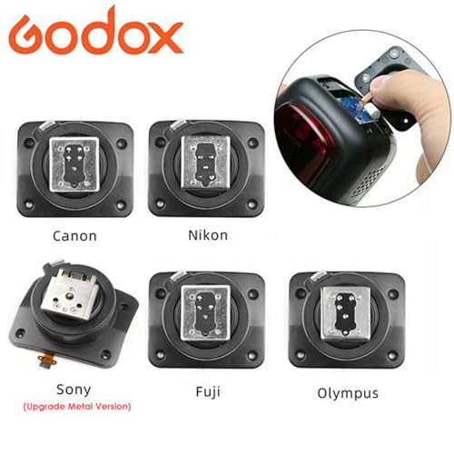 Godox V1N V860III-N Hot Shoe Replacement, Upgraded Metal Mounting Foot for Nikon Flash Repair, Compatible with V1-N / V860III-N / V850III-N V1N Hot Shoe For Nikon