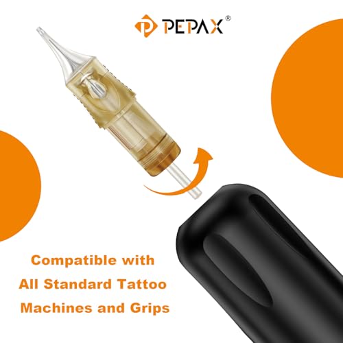 Tattoo Cartridge Needles - Pack of 20 0803RLL Professional Tattoo Needles Disposable Standard Round Liner Tattoo Accessories for Tattoo Machines