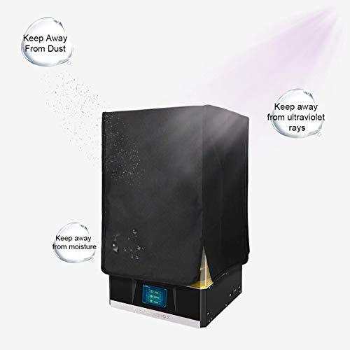 SLA UV DLP LCD 3D Printer Blackout Cover Enclosure Protect Storage Sleeve from Sunlight Dust Dirt Spill Compatible with Saturn/Anycub Photon Mono X/Phroze Sonic 4K/Mighty 4K-12x12x18 inch