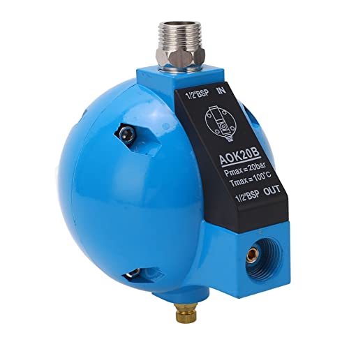 AOK20B Automatic Drainage Valve, DN15, 20 Bar Maximum Pressure, Aluminium Alloy, Intelligent Self-Drainage for Air Compressor, Industrial Application