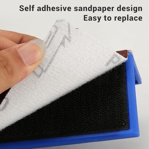Ceiling Sandpaper Holder Drywall Sandpaper Holder Set Professional Inside Corner Putty Polishing Tool for Wall Smoothing Ceiling with Self Adhesive Design