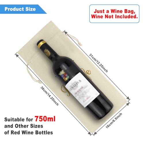 Mikela Thank You Wine Bag for Midwife Appreciation Gifts for Midwife Doula