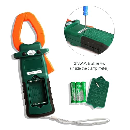 High Accuracy Clamp Multimeter red