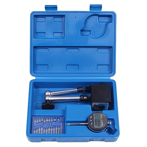 Qnkaa electronic digital dial indicator, 0-1 inch (25.4mm), precision measuring tool with digital display