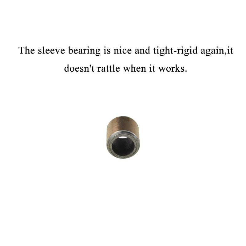 [Australia - AusPower] - Sleeve Bushing Bearing 3mm Bore x 5mm OD x 5mm Length Bronze No Oil Good Friction No Rattle Tight Secure Welded Seam Close Tolerances for Shock Eyelets Exhaust Header Bolts 3D Printed 10Pcs 3x5x5mm(Bronze)-10pcs 10 
