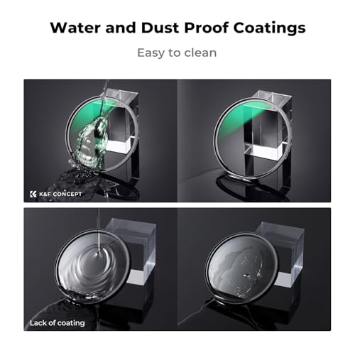 K&F CONCEPT 55mm White Pro Mist 1/4 Filter