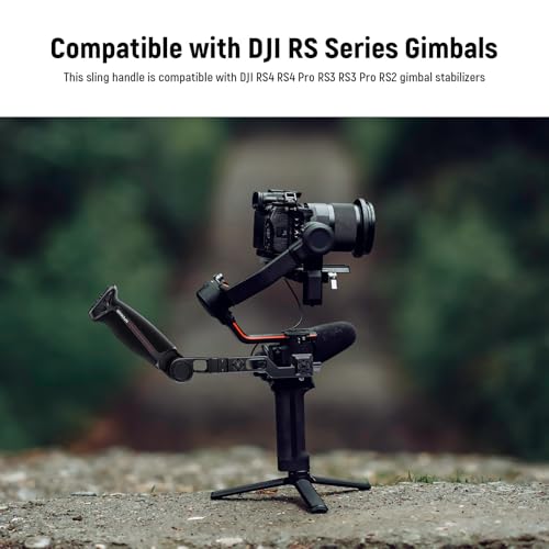 NEEWER RS4 RS3 RS2 Gimbal Sling Handle Grip with NATO Clamp & QD Sockets, Compatible with DJI RS4 RS4 Pro RS3 RS3 Pro RS2 for Low Angle Shot, Max Load: 22lb/10kg, GA020