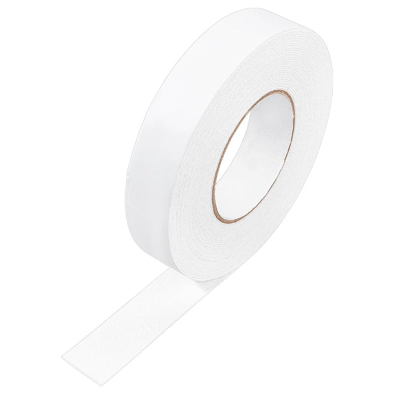 BENECREAT 10.94Yard White Polyester Felt Tape, 1.18 Inch Wide Self Adhesive Felt Tape for Furniture Chairs Door Window Wall Hardwood Floors Protecting