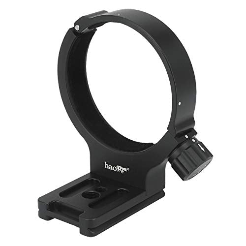 Haoge LMR-C100 Lens Collar Replacement Foot Tripod Mount Ring D for Canon EF 100mm f/2.8L Macro is USM Lens Built-in Arca Type Quick Release Plate