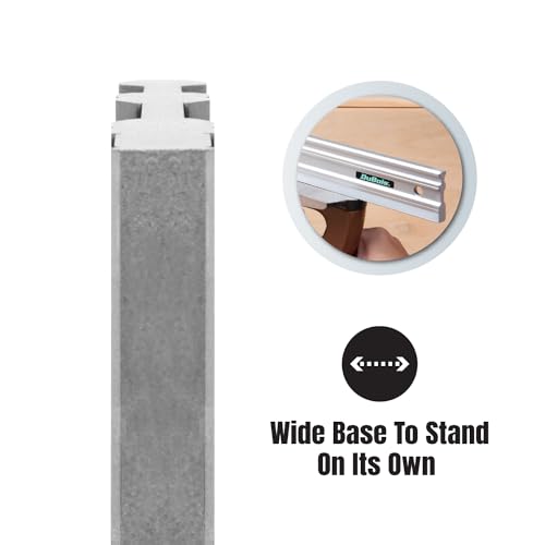 DuBois 18-inch aluminum machinist straight edge with .001-inch tolerance for surface warp checks and scribing lines