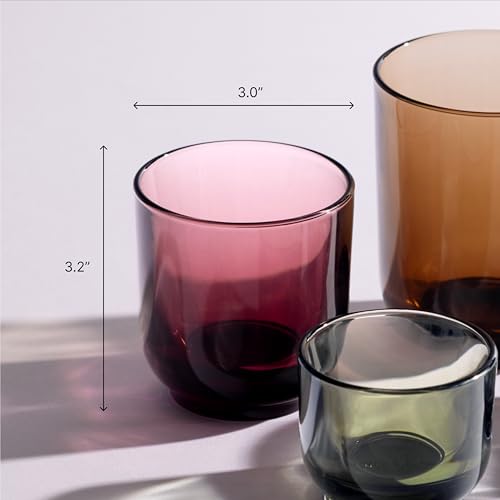 Fellow Pirch Cappuccino Cups 6.5 oz, Set of 2, Weighted Glass - Woodland 2 count