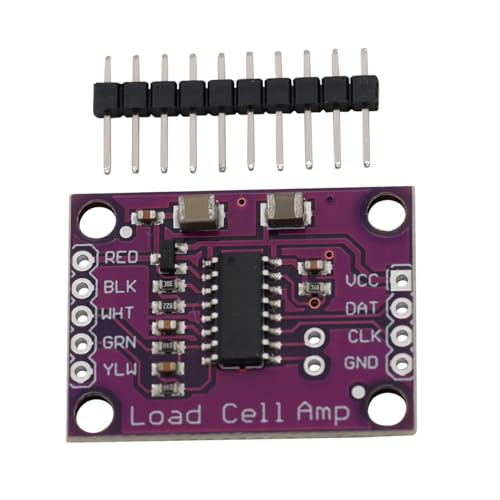 3PCS CJMCU-711 HX711 development board module Converter | High Precision Electronic Scale Load Cell 24-bit Double Channel A/D Converter Chip Converter for Electronic Precision Scales
