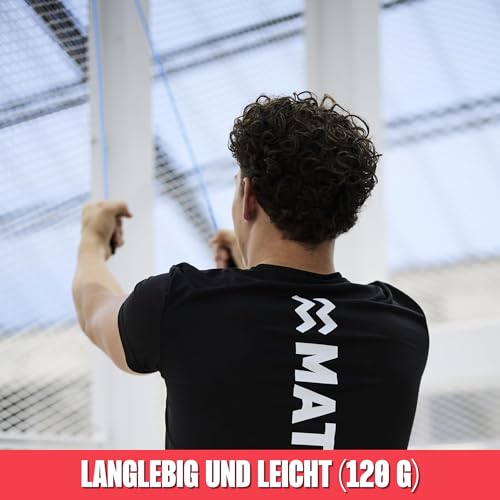 Matchu Shoulder Pulley, Shoulder Pulley, with Pulley, for Mobility and Blood Circulation, Easy to Attache, Shoulder and Arm Training, Blue/Black, 190 cm