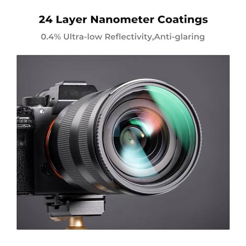 K&F CONCEPT 58mm CPL MCUV ND1000 Lens Filter 2 Lens Caps Kits